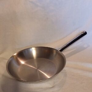 Stainless Steel Frying Pan, Skillet 18/10 Tramontina Made In Brasil, 10 Inch